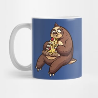 Sloth Eating Pizza Mug